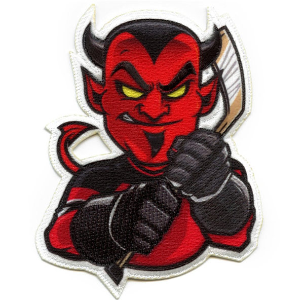 New Jersey Devils Mascot Parody Embroidered Patch
