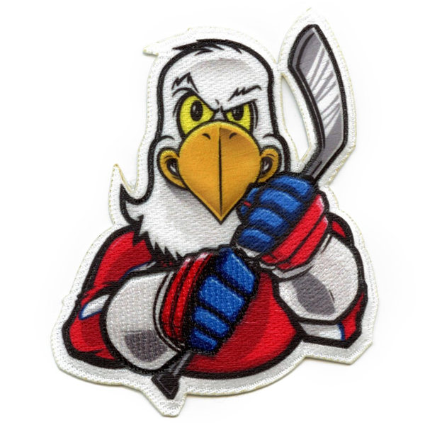 Washington Capitals Bald Eagle Mascot Parody Embroidered Patch