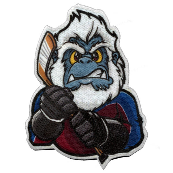 Colorado Avalanche Hockey Yeti Mascot Parody Embroidered Patch