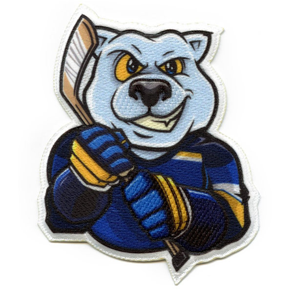St. Louis Blue Blue Bear Mascot Parody Embroidered Patch
