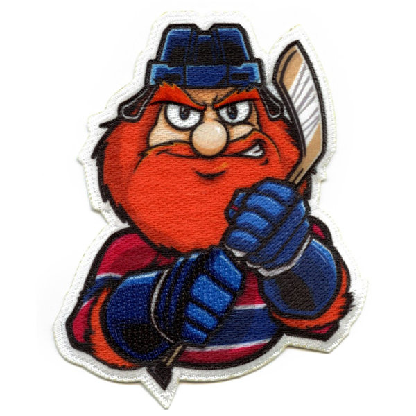 Montreal Canadiens French Man Mascot Parody Embroidered Patch