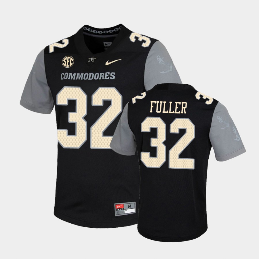 Men's Vanderbilt Commodores #32 Sarah Fuller Nike 2020 Black Untouchable College Game Football Jersey