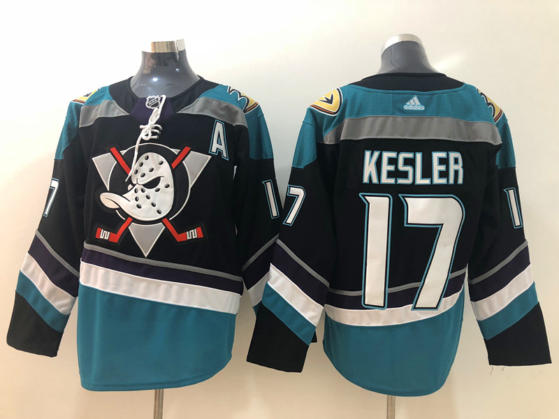 Youth  Anaheim Ducks #17 Ryan Kesler Adidas Navy Alternate Jersey