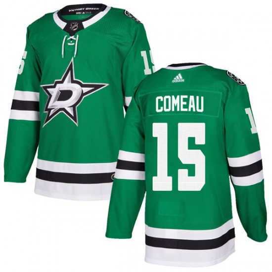 Youth Dallas Stars #15 Blake Comeau Adidas Green Home Jersey