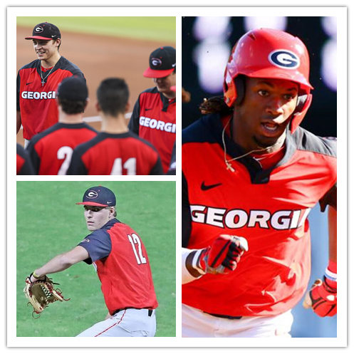 Men's Georgia Bulldogs Custom Nike Red Pullover College Baseball Game Jersey