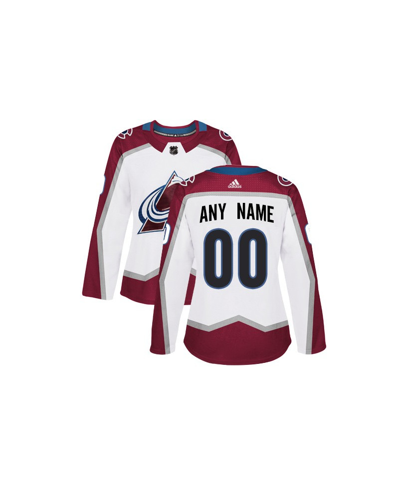 Womens Colorado Avalanche Adidas White Away Stitched Jersey