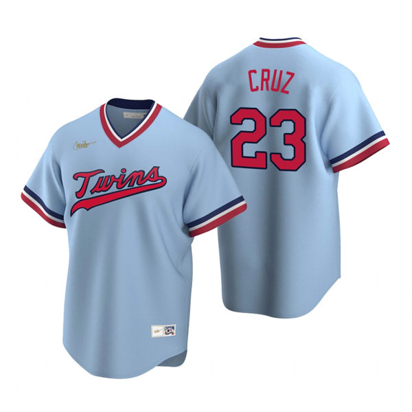 Youth Minnesota Twins #23 Nelson Cruz Nike Light Blue Cooperstown Collection Jersey