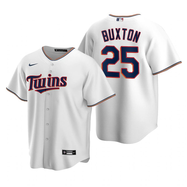 Youth Minnesota Twins #25 Byron Buxton Nike White Home Jersey