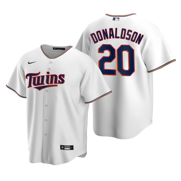 Youth Minnesota Twins #20 Josh Donaldson Nike White Home Jersey