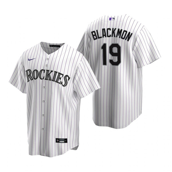 Youth Colorado Rockies #19 Charlie Blackmon Stitched Nike White Jersey
