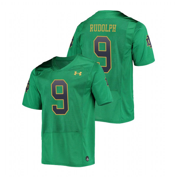 Men's Notre Dame Fighting Irish #9 Kyle Rudolph Green Alternate Under Armour Stitched College Football Jersey