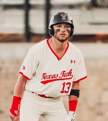 Mens Texas Tech Red Raiders #13 Cal Conley Under Armour Cream Button College Baseball  Game Jersey