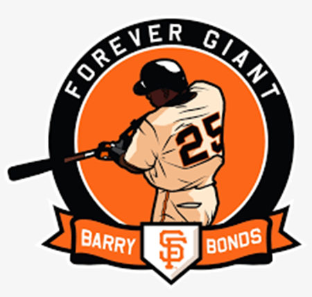 Embroidery #25 Barry Bonds San Francisco Giants Retired Jersey Patch
