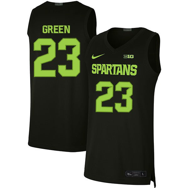 Mens Michigan State Spartans #23 Draymond Green 2019 Black Nike Limited College Basketball Jersey