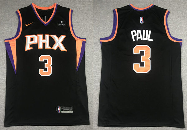 Mens Phoenix Suns #3 Chris Paul Nike Black Statement Edition Jersey