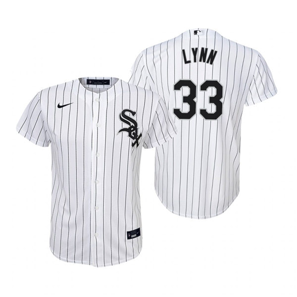 Youth Chicago White Sox #33 Lance Lynn Nike White Home Jersey