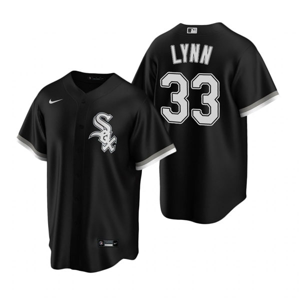Youth Chicago White Sox #33 Lance Lynn Nike Black Alternate Jersey