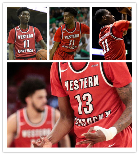 Mens Youth Western Kentucky Hilltoppers Custom Bailey Nike Red Basketball Jersey