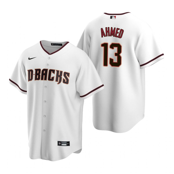 Youth Arizona Diamondbacks #13 Nick Ahmed Nike Home White Jersey