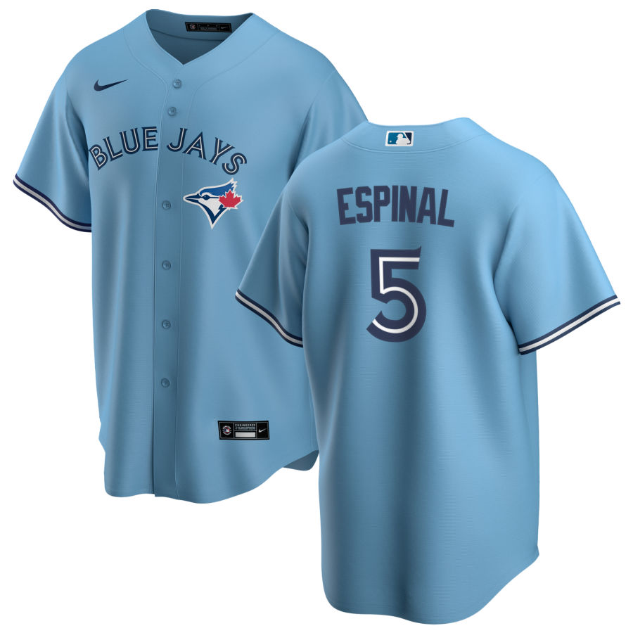 Youth Toronto Blue Jays #5 Santiago Espinal Nike Powder Blue Alternate Cool Base Jersey