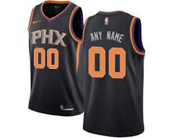 Men Phoenix Suns Custom Nike Black Statement Edition Jersey