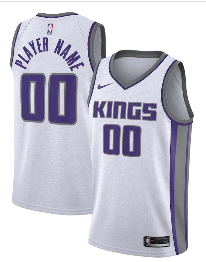 Mens Sacramento Kings Custom Nike White Association Edition Jersey