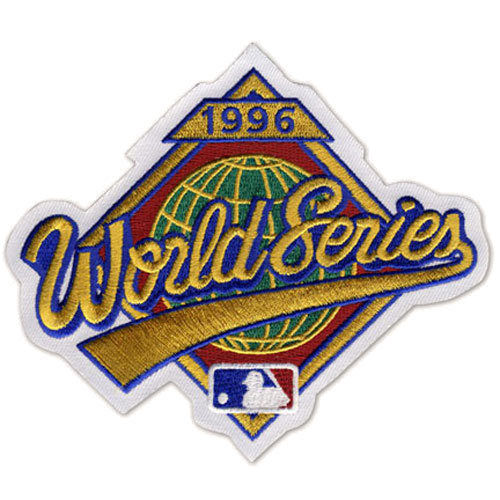 1996 MLB World Series Atlanta Braves VS New York Yankees Jersey Sleeve Patch 