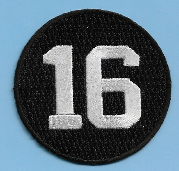 Embroidered #16 Whitey Ford New York Yankees 2021 Game Jersey Patch
