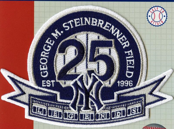 2020 George M. Steinbrenner Field 25th Year New York Yankees Jersey Patch