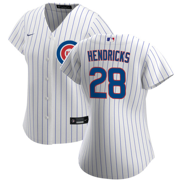 Womens Chicago Cubs #28 Kyle Hendricks Nike Home White Jersey