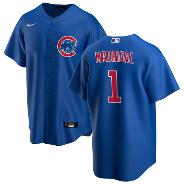 Youth Chicago Cubs #1 Nick Madrigal Nike Royal Alternate Jersey