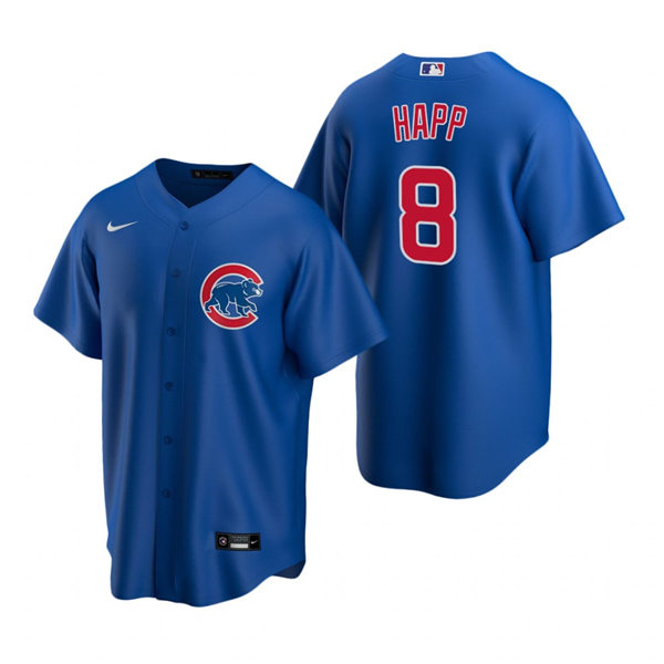 Youth Chicago Cubs #8 Ian Happ Nike Royal Jersey
