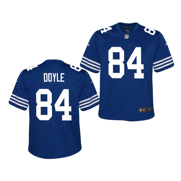 Youth Indianapolis Colts #84 Jack Doyle Nike Royal Alternate Retro Vapor Limited Jersey