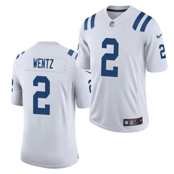 Youth Indianapolis Colts #2 Carson Wentz Nike White Vapor Limited Jersey 