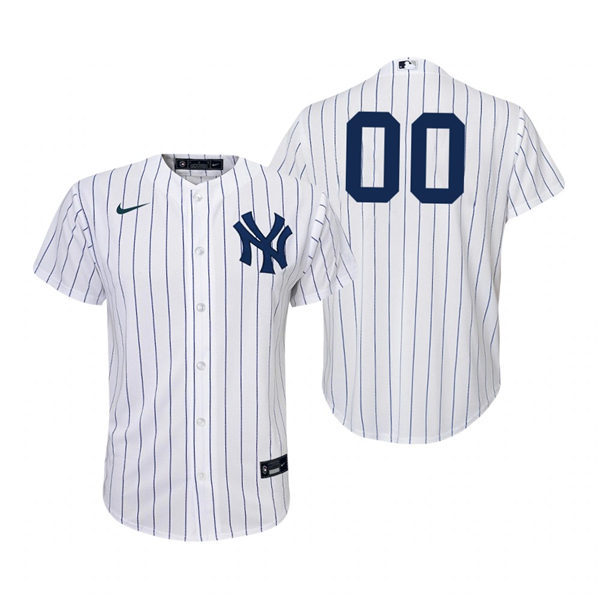 Youth New York Yankees Custom Yogi Berra WHITEY FORD Wade Boggs Jesse BarfieldJoe DiMaggio Nike White Home Jersey