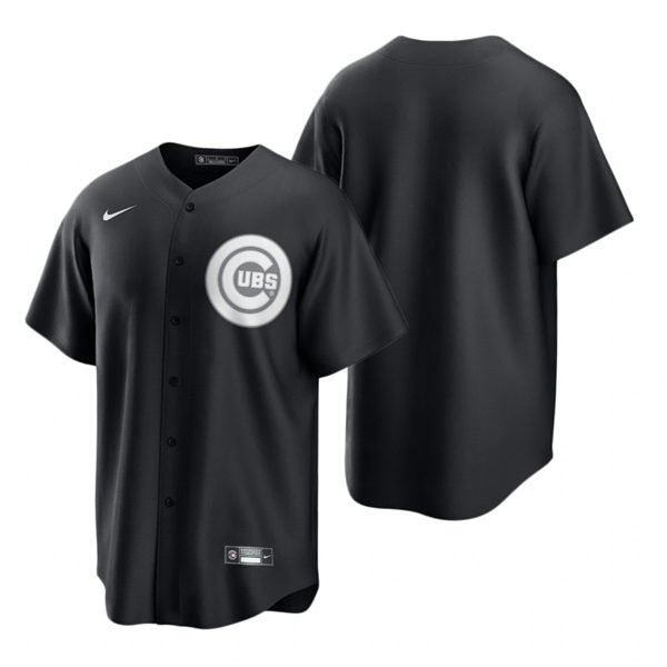 Youth Chicago Cubs Custom Nike 2021 Black Fashion Jersey