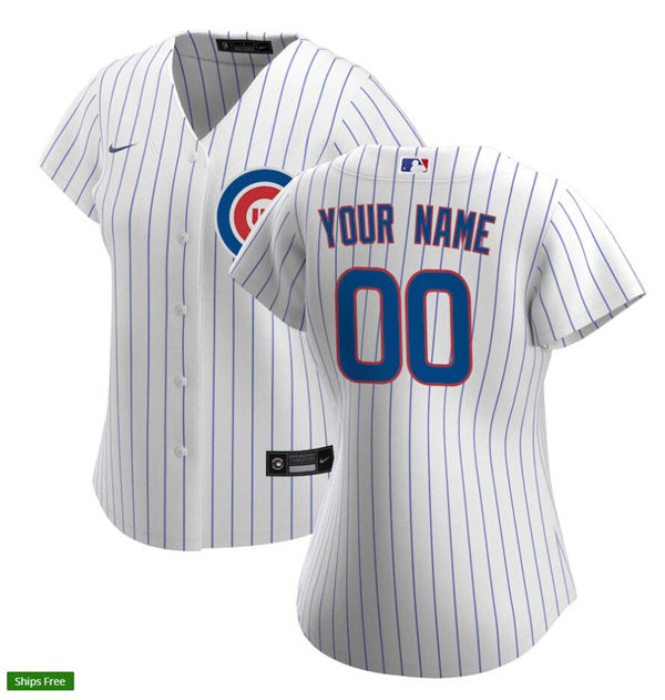 Womens Chicago Cubs Custom SAMMY SOSA KERRY WOOD Greg Maddux BOBBY MURCER BOBBY BONDS Nike White Home Jersey