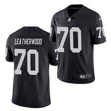 Mens Las Vegas Raiders #70 Alex Leatherwood Nike Black Vapor Limited Jersey