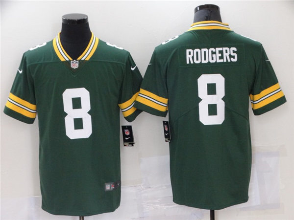 Mens Green Bay Packers #8 Amari Rodgers Nike Green Vapor Limited Jersey