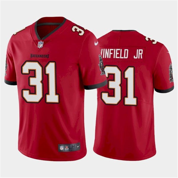 Mens Tampa Bay Buccaneers #31 Antoine Winfield Jr. Nike Red Vapor Limited Jersey