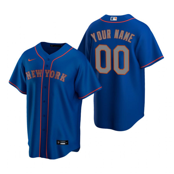 Womens New York Mets Custom Darryl Strawberry Mike Piazza Tom Seaver Jerry Koosman Nike Royal Grey Jersey