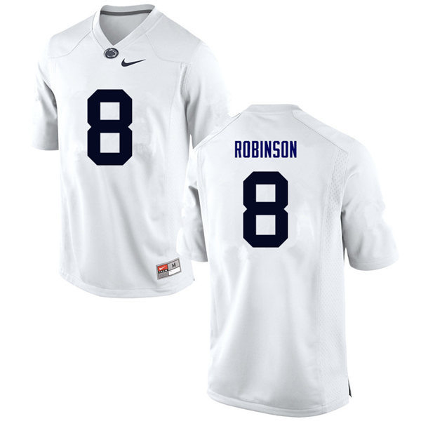 Mens Penn State Nittany Lions #8 Allen Robinson Nike White College Game Football Jersey 