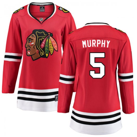 Womens Chicago Blackhawks #5 Connor Murphy Adidas Home Red Jersey