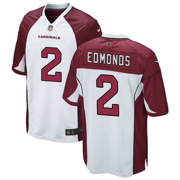 Mens Arizona Cardinals #2 Chase Edmonds Nike White Vapor Limited Jersey