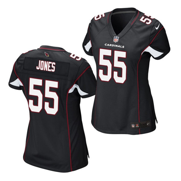 Womens Arizona Cardinals #55 Chandler Jones Nike Alternate Black Vapor Limited Jersey