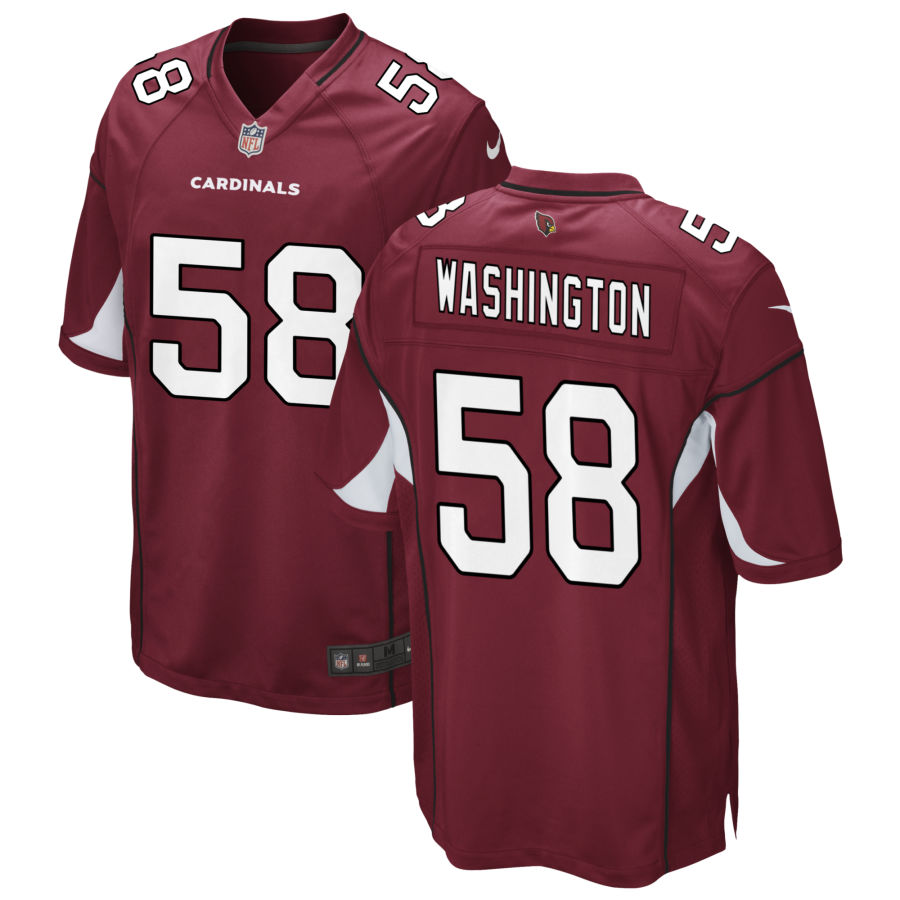 Mens Arizona Cardinals Retired Player #58 Daryl Washington Nike Cardinal Vapor Limited Jersey