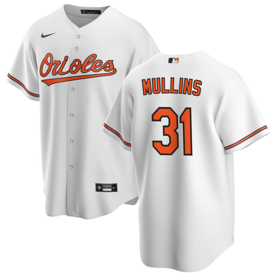 Youth Baltimore Orioles #31 Cedric Mullins Nike Home White Jersey