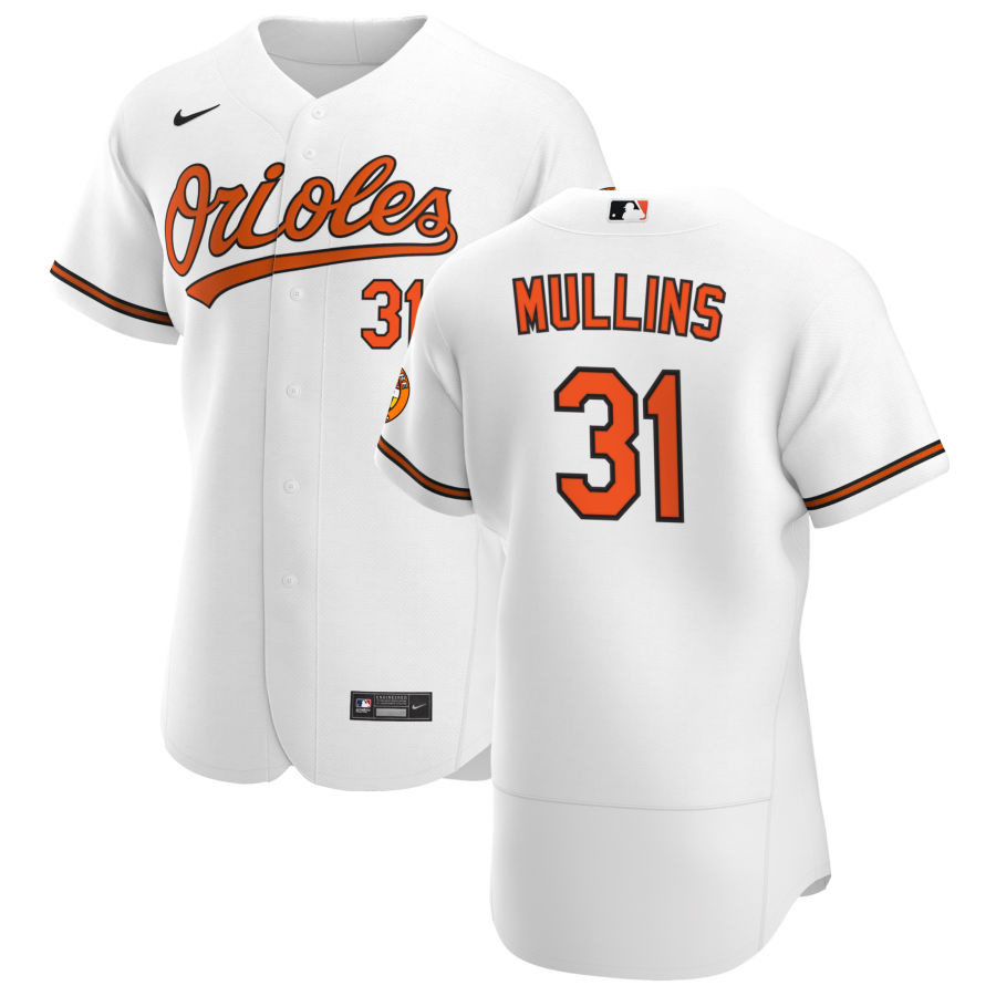 Mens Baltimore Orioles 31 Cedric Mullins Nike Home White Flexbase Jersey