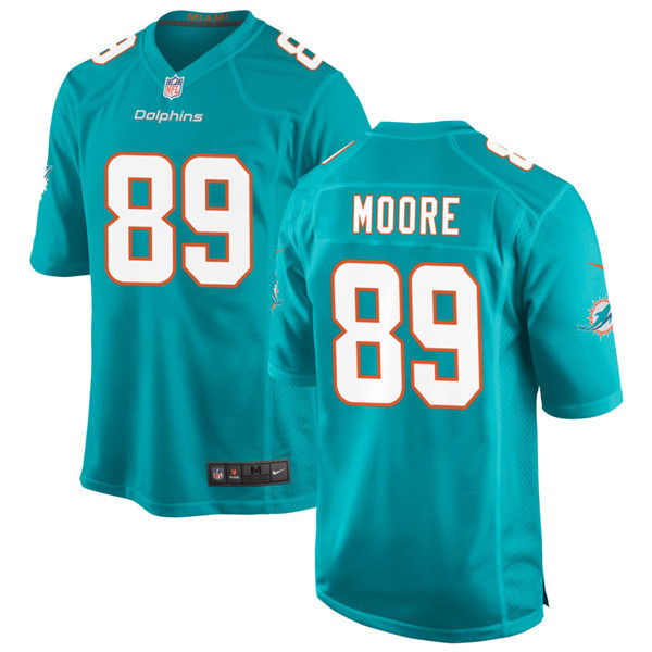 Mens Miami Dolphins Retired Player #89 Nat Moore  Nike Aqua Vapor Limited Jersey