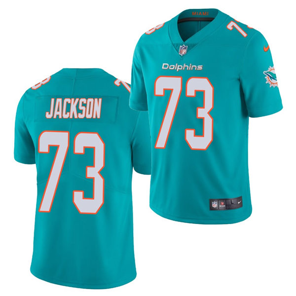 Mens Miami Dolphins #73 Austin Jackson Nike Aqua Vapor Limited Jersey